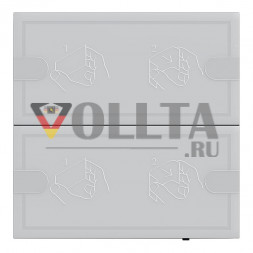 Gira 5002028 KNX 4 Komfort 2f TS4 антрацитовый сенсорный выключатель