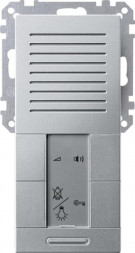 Schneider серия: Merten 701260 System M Домофон UP цвет: алюминевый, тон: матовый