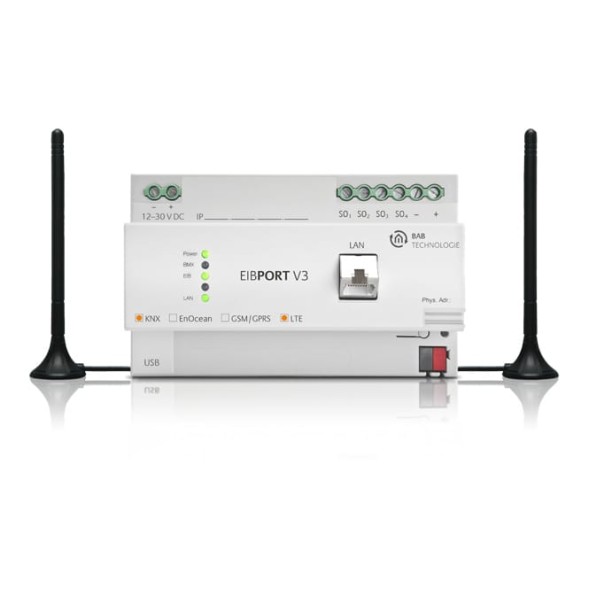 BAB-TEC 10404 KNX сервер визуализации EibPort V3 | KNX LTE