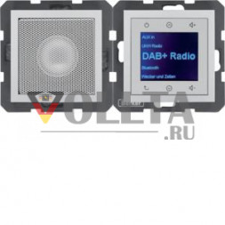 Berker 30801404 LSP DAB+ BT Bx alu matt Radio Touch