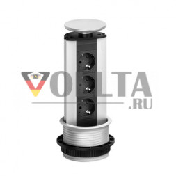 EVOline Port / Черный / 3 выдвижных гнезда