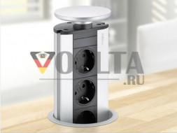 EVOline Port / Черный / 3 выдвижных гнезда