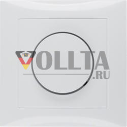 Berker 11308989 Накладка с ручкой управления для поворотного диммера полярно-белый, глянцевый Berker S.1