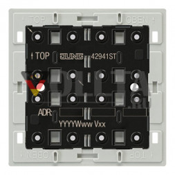 JUNG 42941ST KNX сенсорная кнопка F40 | 4-х канальная, универсальная, новая
