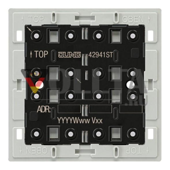 JUNG 42941ST KNX сенсорная кнопка F40 | 4-х канальная, универсальная, новая