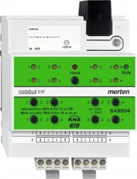 Schneider серия: Merten 649804 актор для жалюзи REG-K четверная 10А,