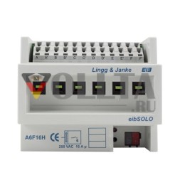 LINGG&JANKE 89205SEC KNX-переключающий актуатор 16 A | 6-позиционный, ручное управление, безопасный