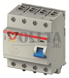 ABB Stotz-Kontakt 2CCF544120E0630 F404A63/0.1 4-полюсный выключатель остаточного тока