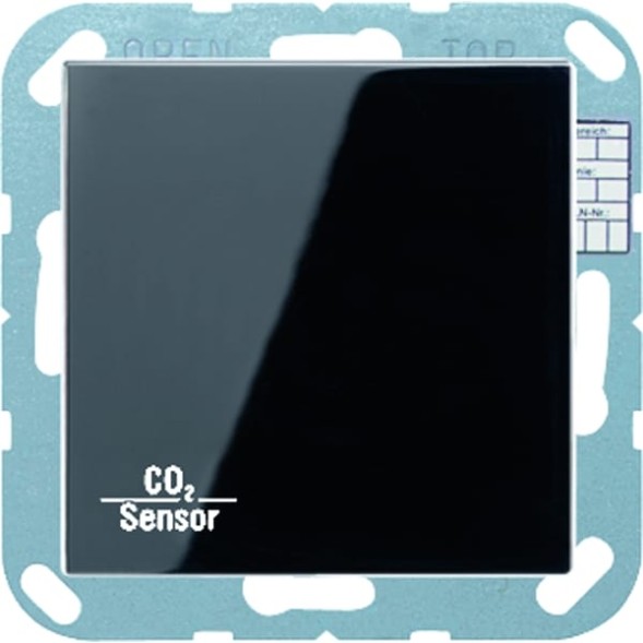 Датчик CO2 Jung CO2A2178BFSW KNX, термопластик, серия A, черный