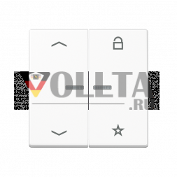 Кнопка радиоуправления Jung FMA1701BFPWWM eNet