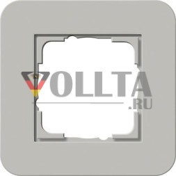 Gira 0211422 рамка 1ф Gira E3 серый/антрацит