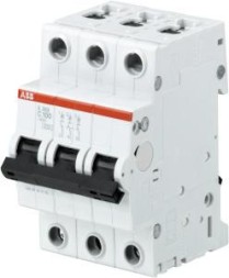 ABB Stotz-Kontakt S203-B80, Автоматический выключатель B-Char., 6кА, 80А, 3П, 2CDS253001R0805