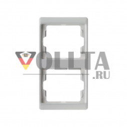 Berker 13230069 Arsys рамка двойная, вертикальная, цвет:полярная белизна, тон:глянец