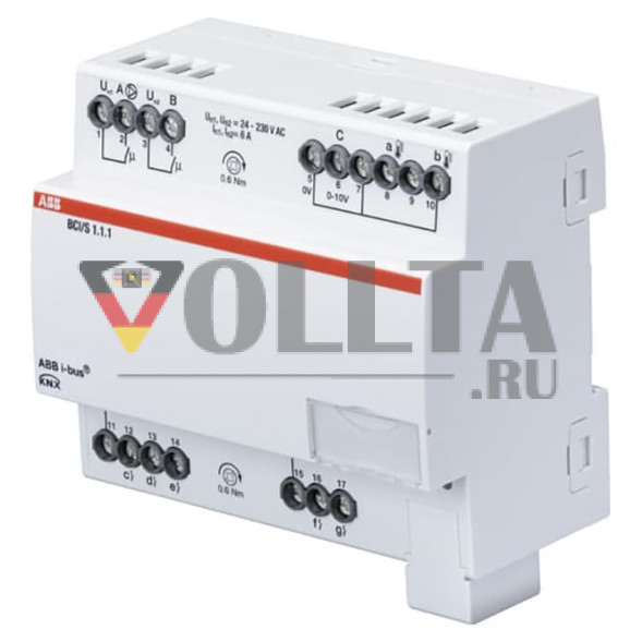 ABB Stotz-Kontakt BCI/S1.1.1, интерфейс генератора тепла/холода, 1-канальный, REG, 2CDG110222R0011