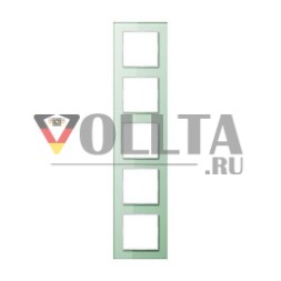 Jung AC585GLWMT стеклянная рамка 5-позиционная, вертикальный и горизонтальный монтаж, стекло, A CREATION, матовый белый