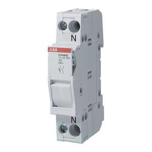 ABB Stotz-Kontakt E 91N/32, предохранитель-разъединитель, 1+N полюс, 32A для плавкой вставки 10,3 x 38 мм AC-22, 2CSM200893R1801