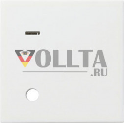 Gira 023303 System55 панель для кнопки c шнурковым приводом, крышка, цвет:чисто белый, тон:глянец