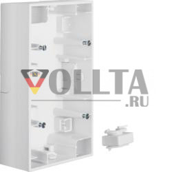 Berker 10427009 Корпус для поверхностного монтажа, 2-полосный, полярно-белый, глянцевый Berker K.1