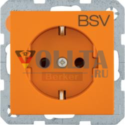 Розетка Berker 47231917 SCHUKO BSV EHBS S.1 матовая или