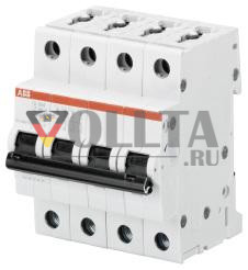 ABB Stotz-Kontakt S204-Z16, Автоматический выключатель Z-Char., 6 кА, 16 А, 4П, 2CDS254001R0468