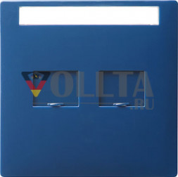 Gira 066346 S-Color телефонная розетка, крышка, цвет: голубой, тон:глянец