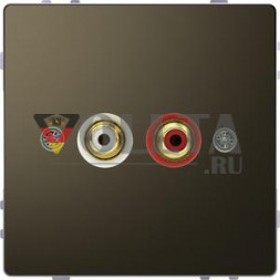 MERTEN MEG4350-6052 Розетка Moccametallic System Design