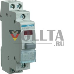 Hager SVN462 кнопка 16A 2S 12+48V AC 1PLE