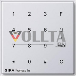 Gira 260566 Gira Keyless In кодовая клавиатура Gira TX_44 (WG UP) чисто-белый
