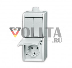 Busch-Jaeger 2601/5/20EW-54-503 Ocean SCHUKO-розетка цвет: альпийский белый