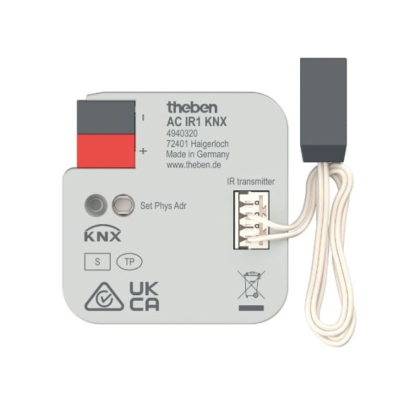 Theben 4940320 AC IR1 KNX Сплит-система Шлюз KNX Интерфейс
