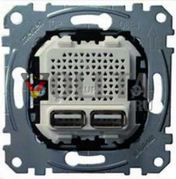 MERTEN MEG4366-0100 USB-зарядная станция-вставка