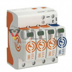 OBO 5095253  УЗИПV20  3х полюсный+NPE 280V