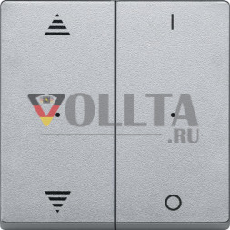 Schneider серия: Merten 625760 System M KNX Клавиша для модуля, крышка, цвет: алюминевый, тон: матовый