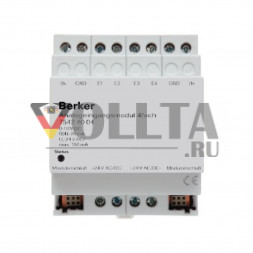 Berker 75424004 KNX аналоговый входной модуль REG цвет: светло серый