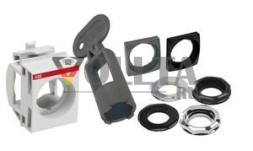 ABB Stotz-Kontakt CA1-8077, переднее пластиковое кольцо черного цвета для кнопки CombiLine-Compact, 1SFA619920R8077