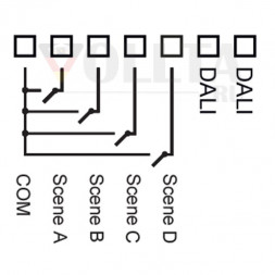 LUNATONE 24138906 Модуль управления сценами DALI | Сцены не программируются