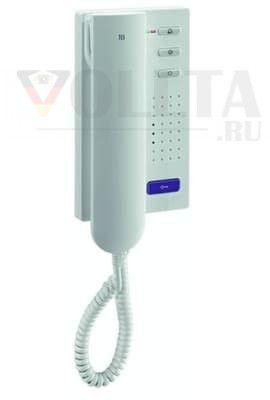 TCS ISH3030-0140 Аудио домофон , тип: стандарт,внутренняя станция с трубкой цвет: белый,