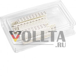 Маркировочный зажим Hager KWL004 L1 L2 L3 N PE 25Aeste