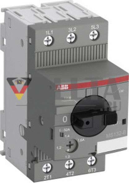 ABB Stotz-Kontakt MS132-0.4B, выключатель защиты двигателя для железных дорог, 1SAM350200R1003