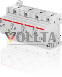 Ограничитель перенапряжения ABB Stotz-Kontakt OVR T2 4L 80-440S, 2CTB815708R4000