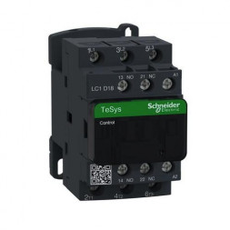 Контактор Schneider Electric LC1D18V7 3-полюсный 18A 400V 50/60HZ 1S/1OE