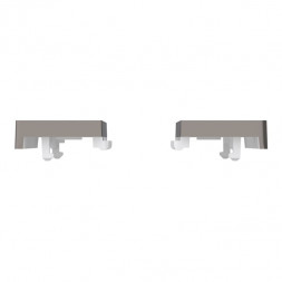 MERTEN MEG6192-6050 Flex KNX Design 2-позиционный клавишный сенсор из никелевого металла
