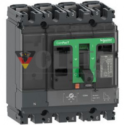 Schneider Electric C10H4TM040 ComPacT NSX100H с автоматическим выключателем в литом корпусе TM40D 4P4D 28-40A 70