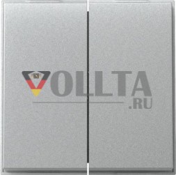Gira 329565 2f TX44 WG UP F Alu рокер