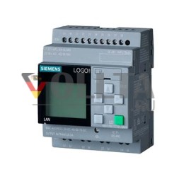 SIEMENS 6ED10521CC080BA2 LOGO! Базовый модуль 24 В | с дисплеем, 8 DE (4 AU)/4DA, транзисторы