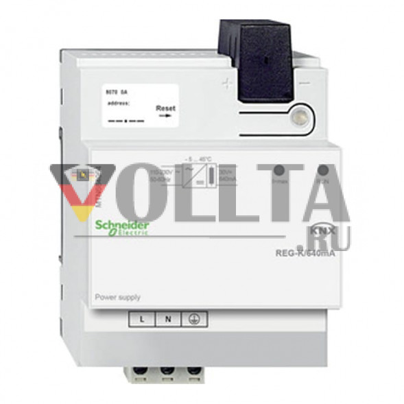 Schneider Electric MTN684064 KNX REG-K/640 мА, светло-серый блок питания