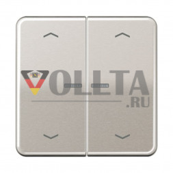 Jung CD595KO5MPPT CD500 KNX кнопка, клавиша крышка, металлический вывод (в модуле) цвет: платина