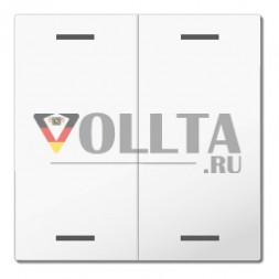 MDT BE-TAL63W204.01 Light 63 2-полосный студийный глянцевый нейтральный KNX рокер