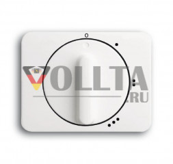 Busch-Jaeger 2542DR/01-24G    Alpha Накладка с ручкой для трехступенчатого переключателя, цвет: алебастр
