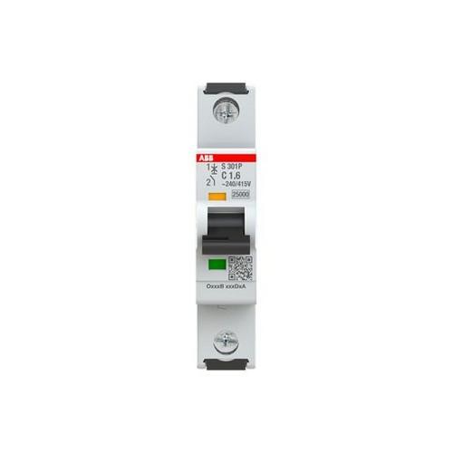 Автоматический выключатель ABB Stotz-Kontakt 2CDS381001R0974 S301P-C1,6 C25kA 1,6A 1P
